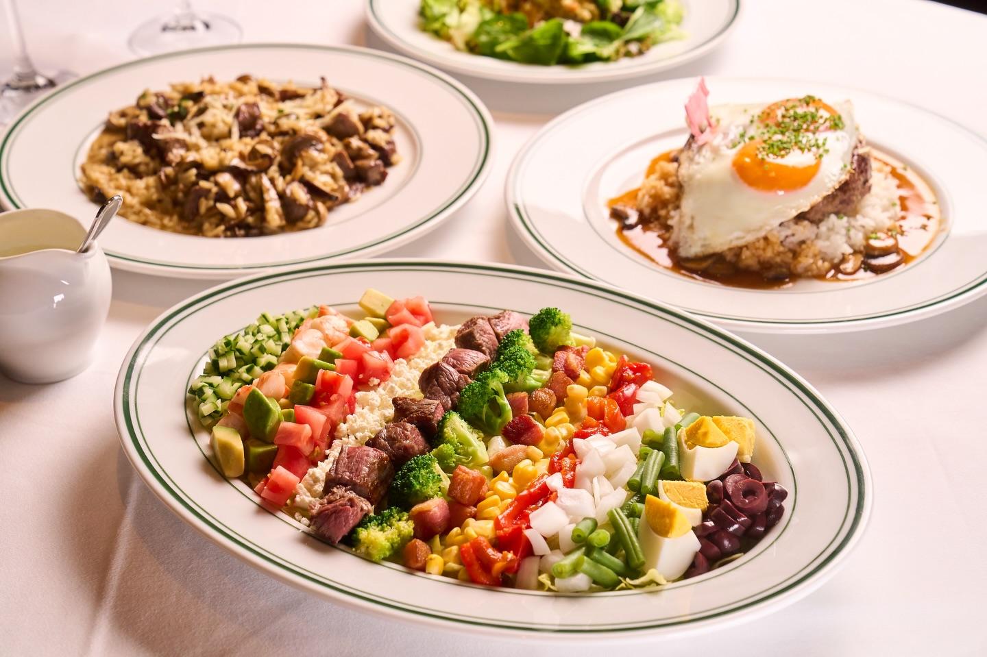 ステーキだけでなく、気軽にお楽しみいただけるランチメニューも充実。